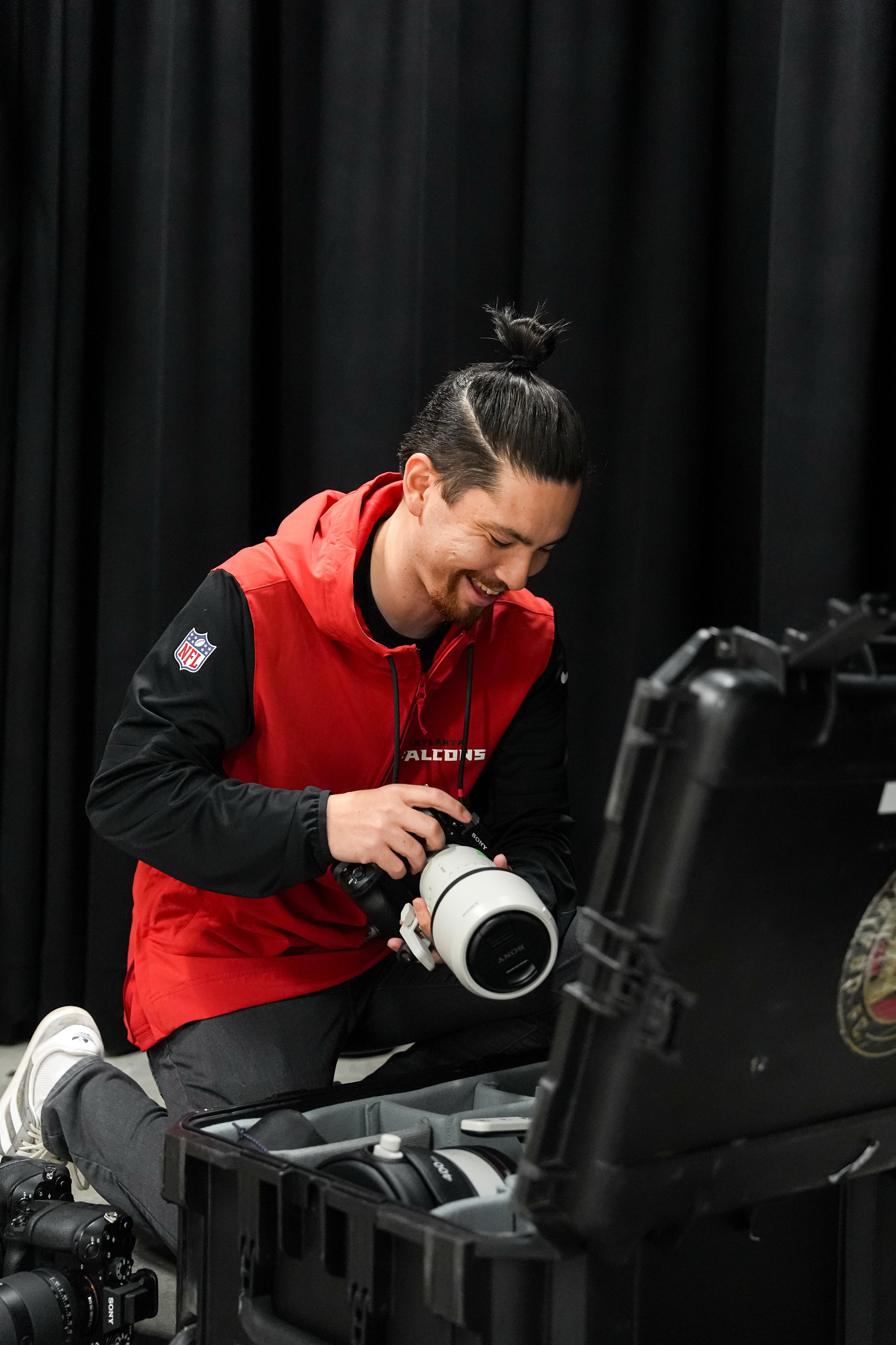Atlanta Falcons associate at work